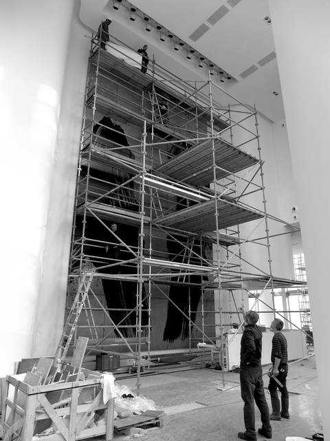 Installation of La Faille in Majunga Tower