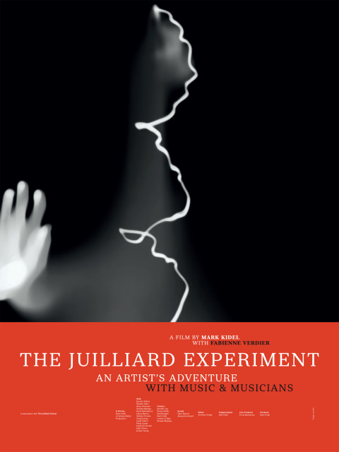 Fabienne Verdier - Poster of The Juilliard Experiment, a film by Mark Kidel