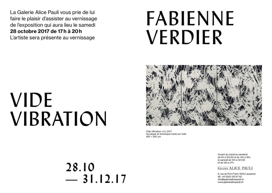 Fabienne Verdier - Vide_Vibration_invitation