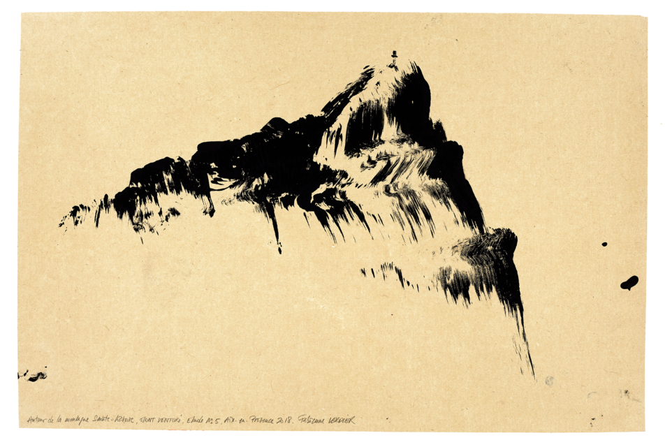Autour de la montagne Sainte-Victoire, Mont Venturi, étude n° 05